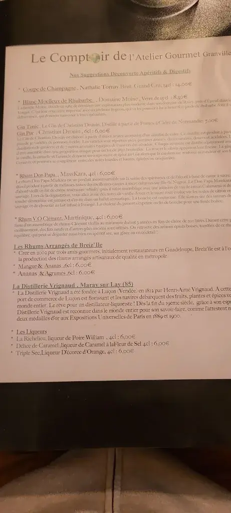 Menu_Le Comptoir de l'Atelier Gourmet_Granville_image_3