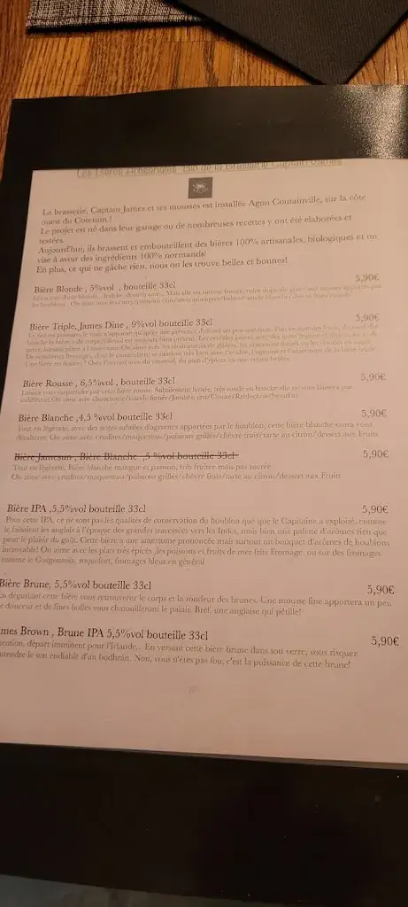 Menu_Le Comptoir de l'Atelier Gourmet_Granville_image_4