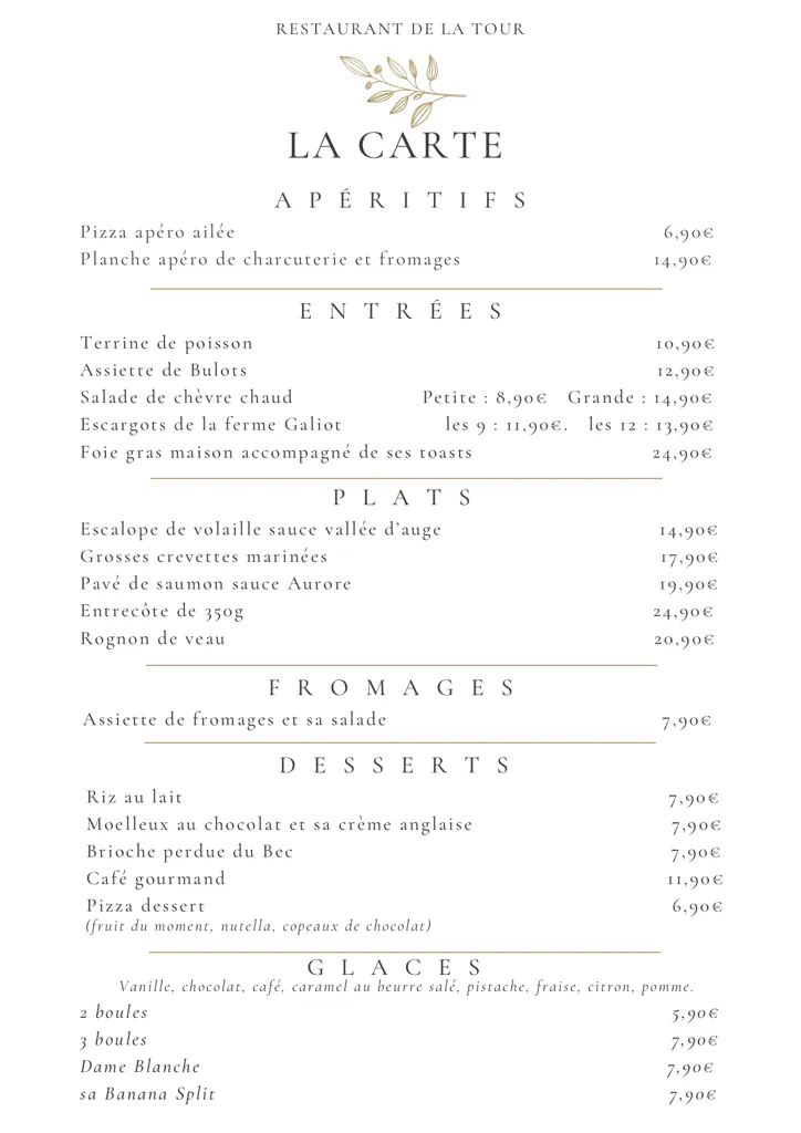 Menu_Restaurant de la Tour_Bec-Hellouin_image_1