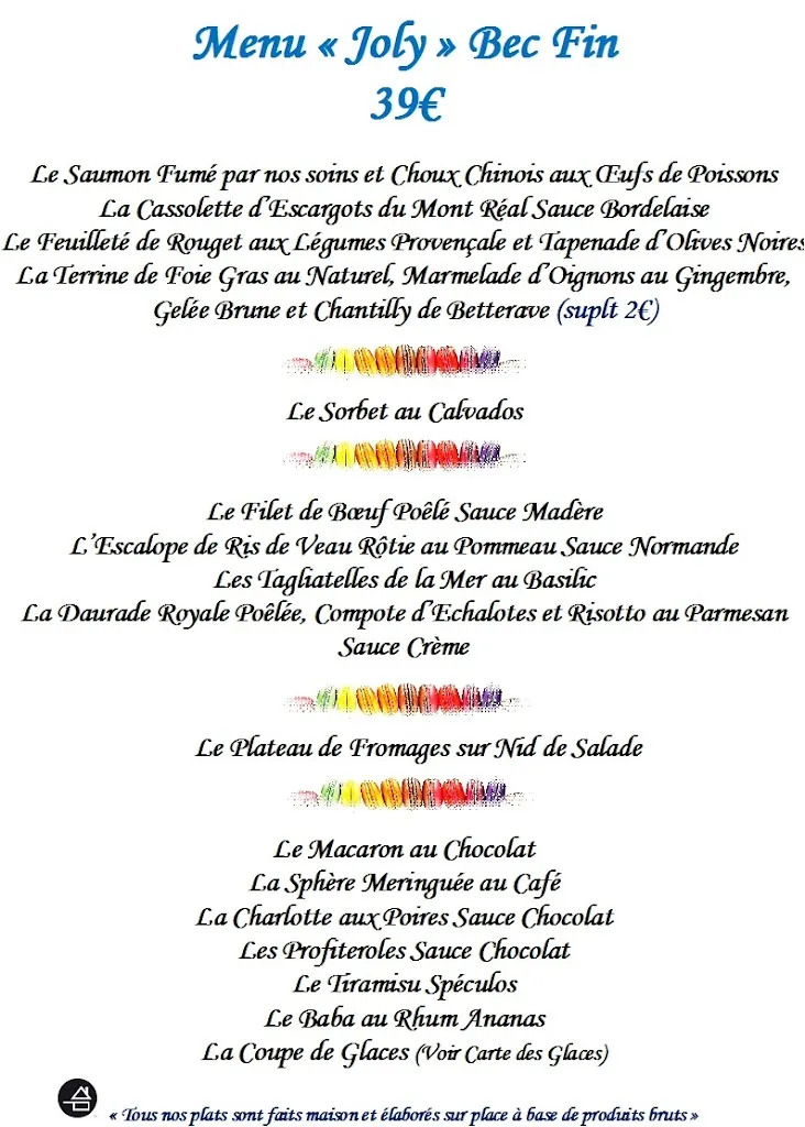 Menu_Le Relais du Bec Fin_Sommery_image_1