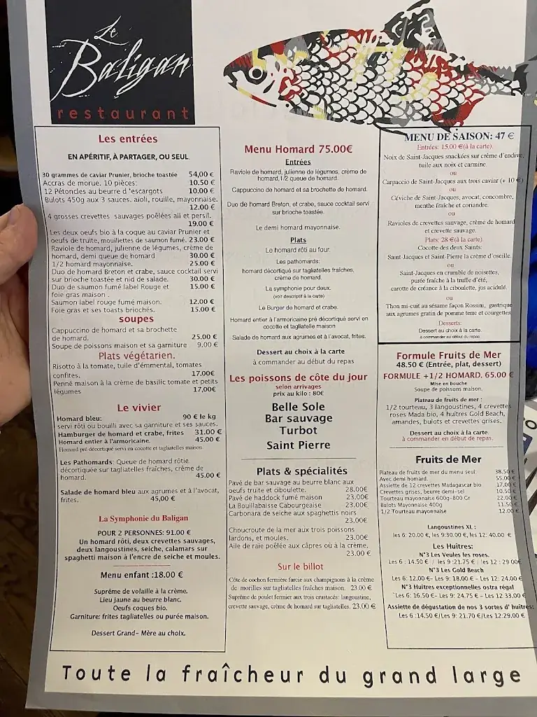 Menu_The Baligan_Cabourg_image_4