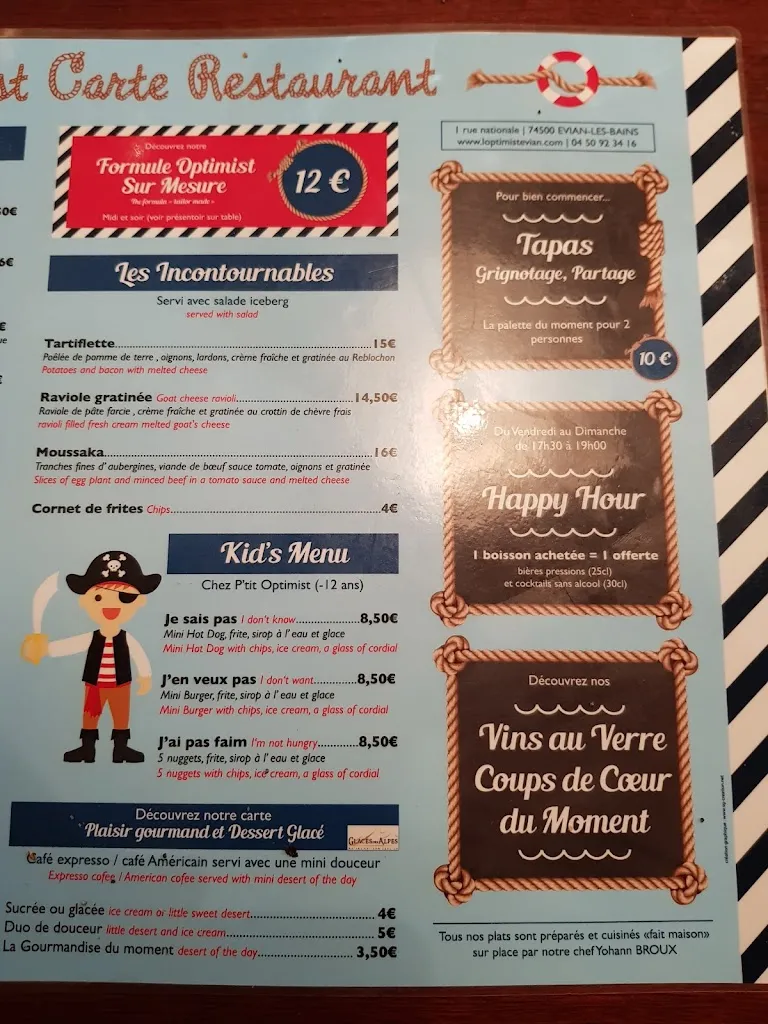 Menu_L'Optimist Carte Restaurant_Évian-les-Bains_image_4