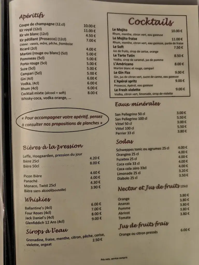 Menu_O P'tit louis_Cabourg_image_3