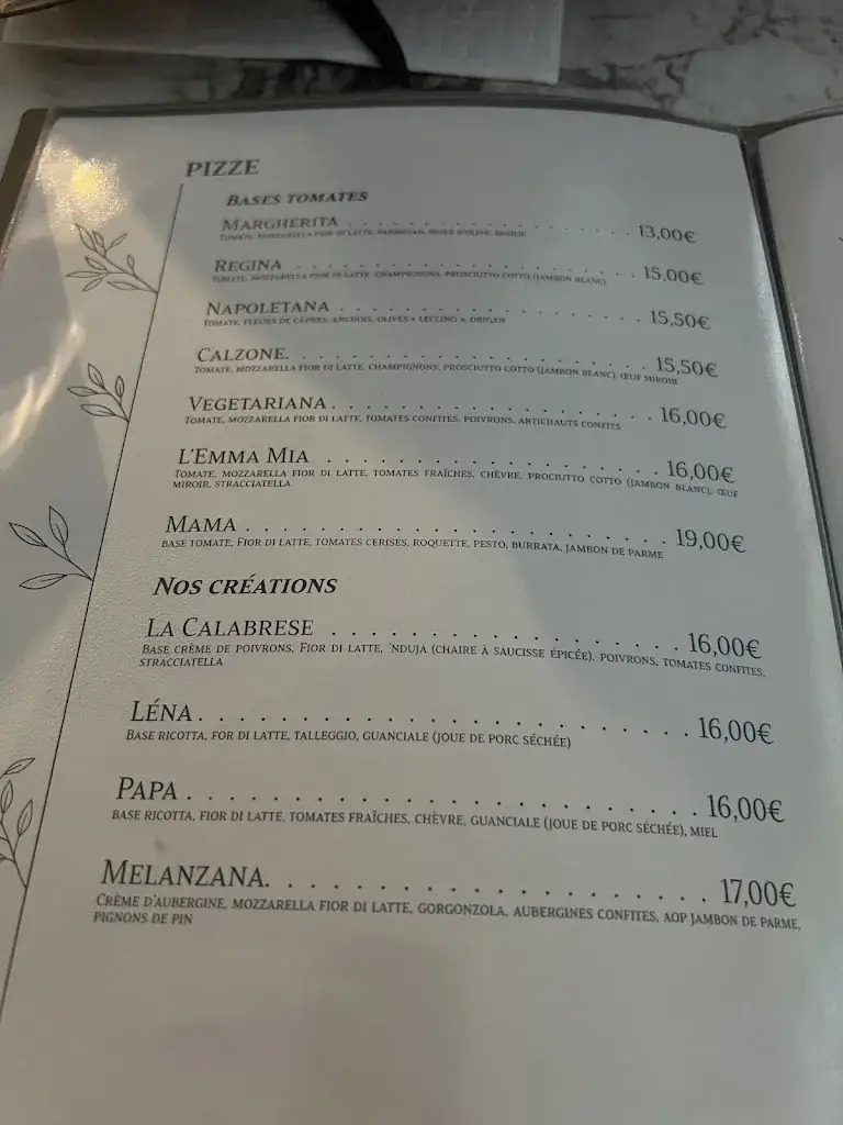 Menu_Restaurant I Fratelli_Cabourg_image_1