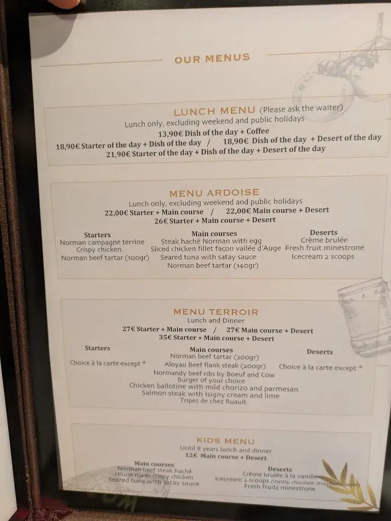 Bœuf & Cow restaurant in Caen