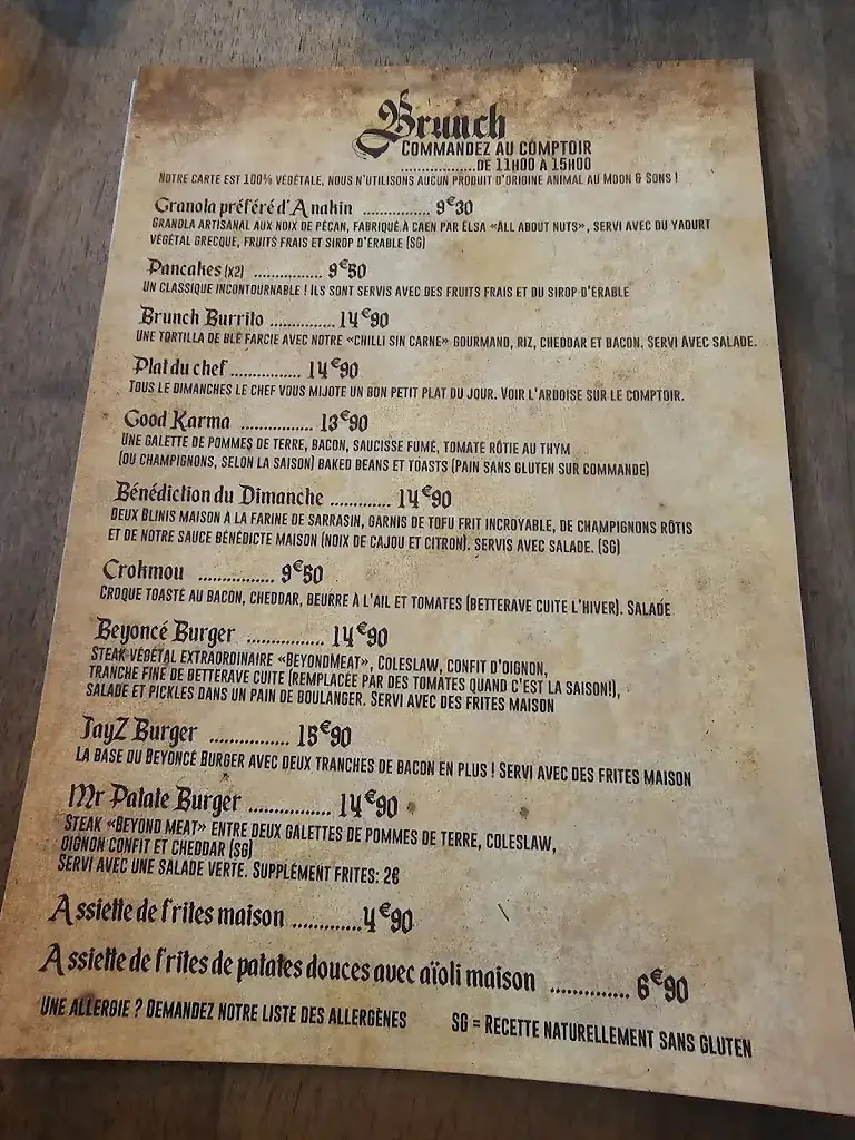 Menu_Moon & Sons_Caen_image_1