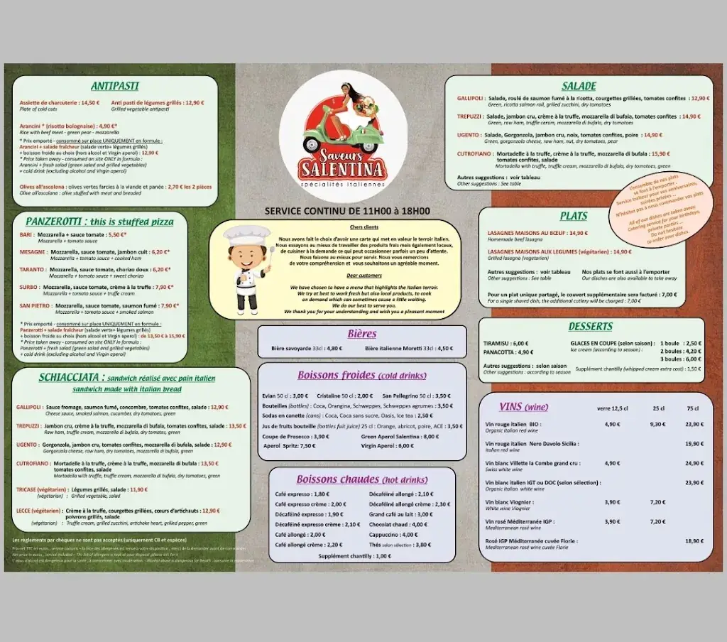 Menu_Saveurs Salentina_Évian-les-Bains_image_1
