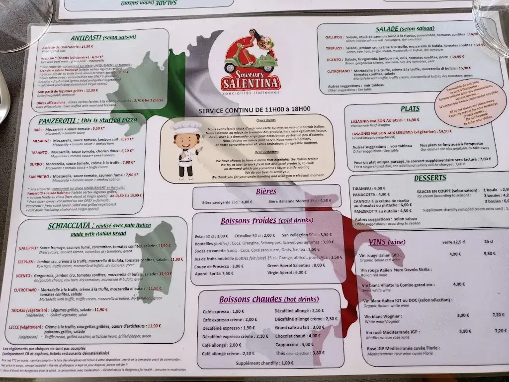 Menu_Saveurs Salentina_Évian-les-Bains_image_2