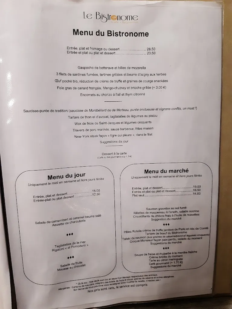 Menu_Le Bistronome_Caen_immagine_2