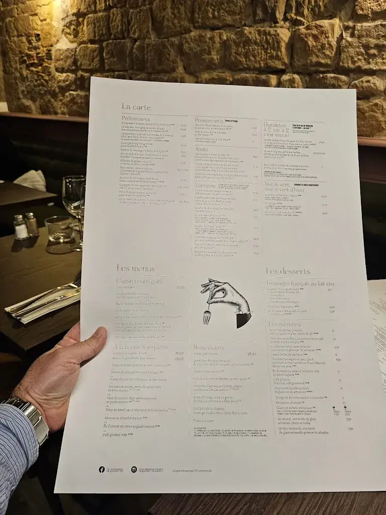 Menu_Maison La Poterne_Caen_image_2