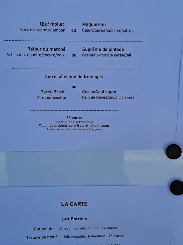 Menu_La table d'hôtes_Ouistreham_image_3