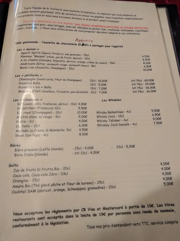 Menu_La Trattoria_Caen_image_2