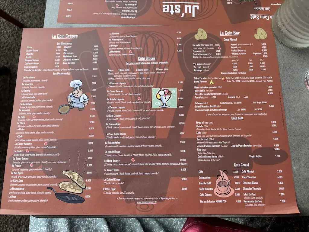 Menu_Ju'ste Chez Moi_Caen_image_1