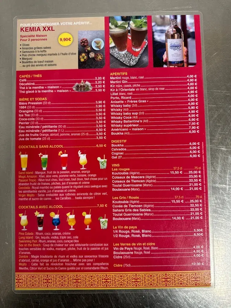 Menu_L'Oriental Couscous - CAEN_Caen_immagine_4