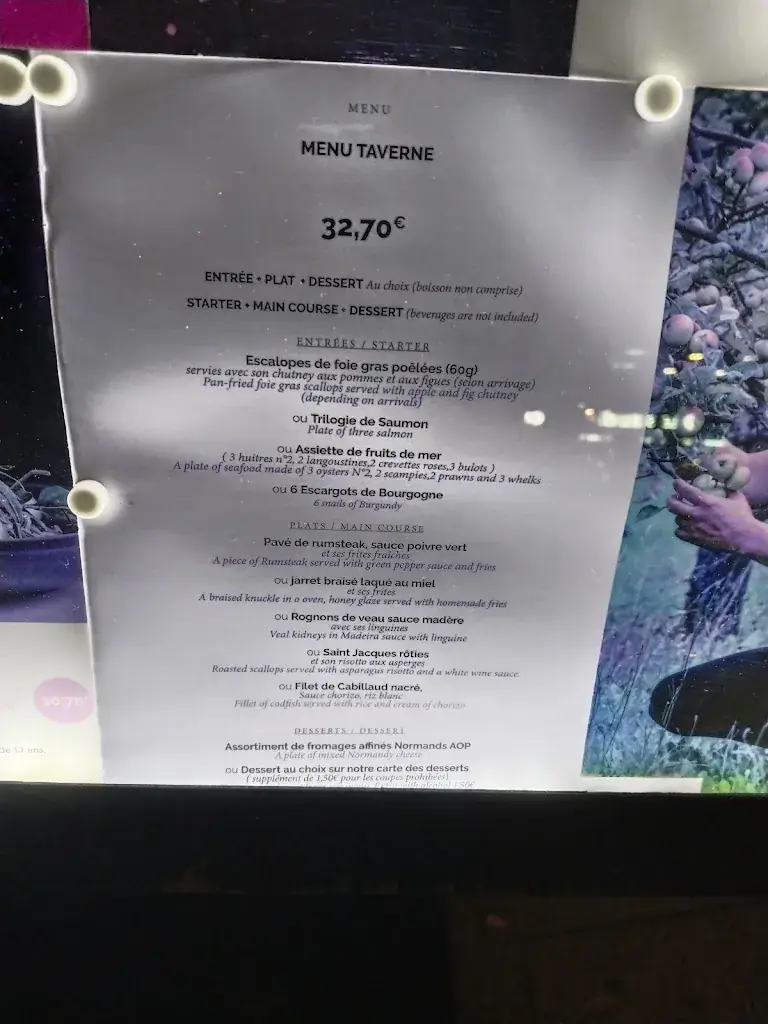 Menu_Les Relais d’Alsace_Caen_immagine_1