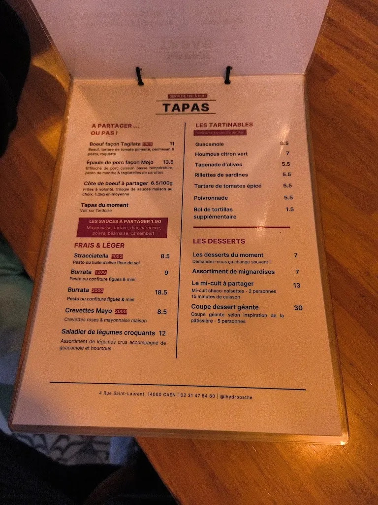 Menu_L'Hydropathe_Caen_image_2