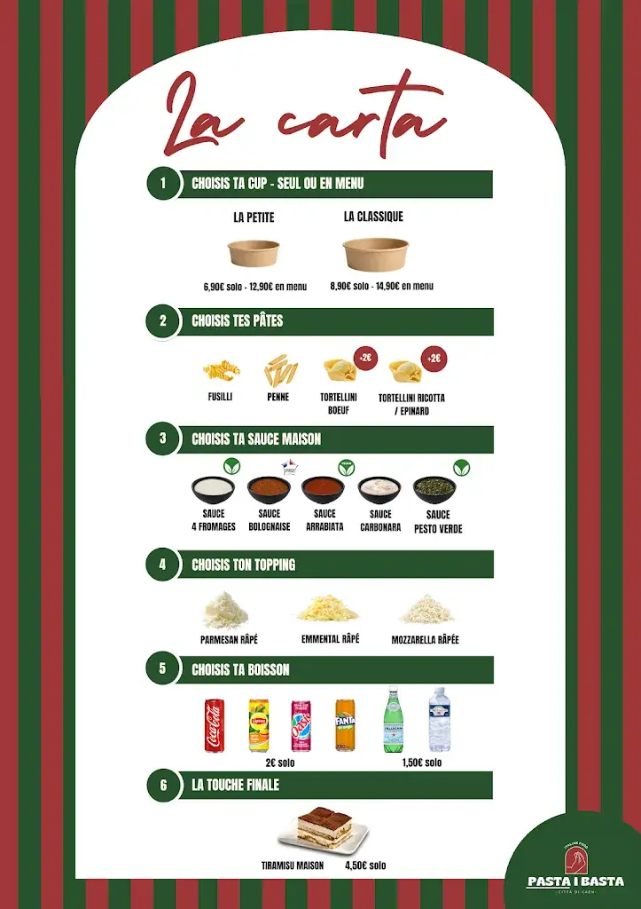 Menu_Pasta i Basta - Caen_Caen_image_1