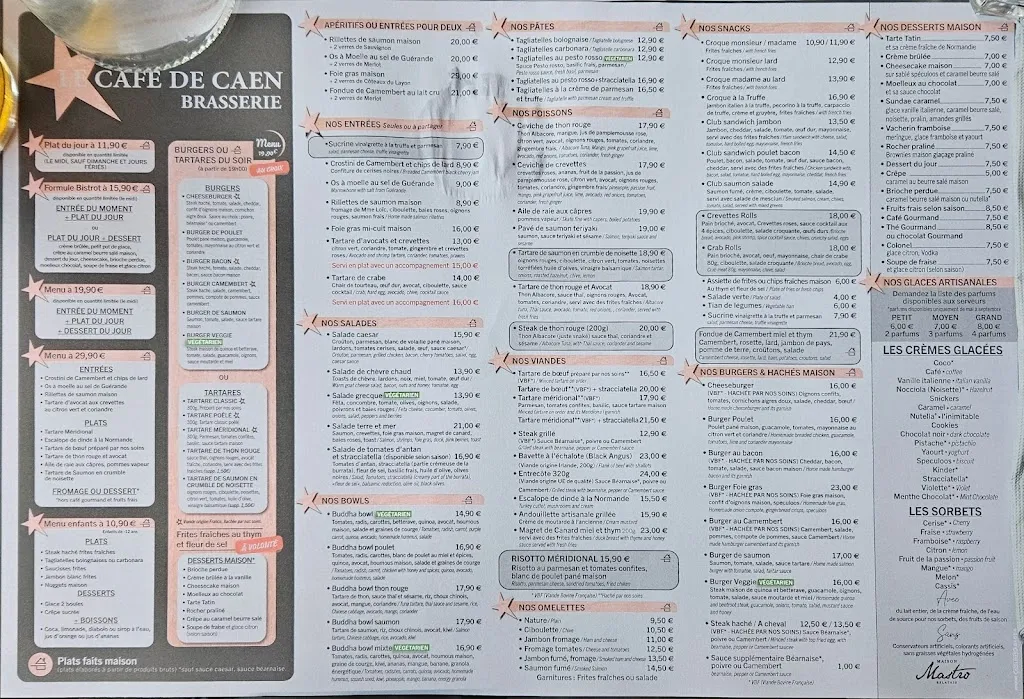 Menu_Café de Caen_Caen_image_1