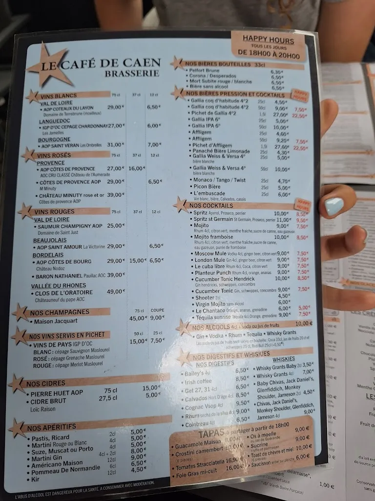 Menu_Café de Caen_Caen_image_3