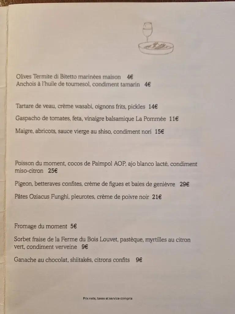 Menu_Bistrot Parnell_Cambremer_image_1