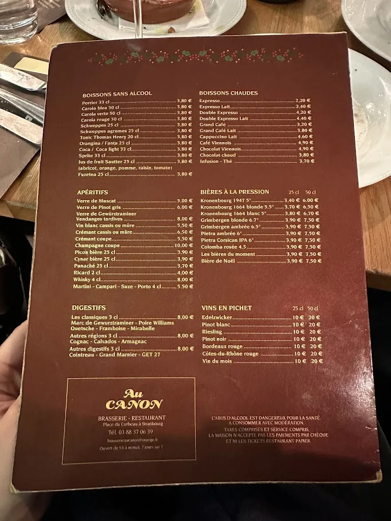 Menu_Brasserie Au Canon_Strasbourg_image_2