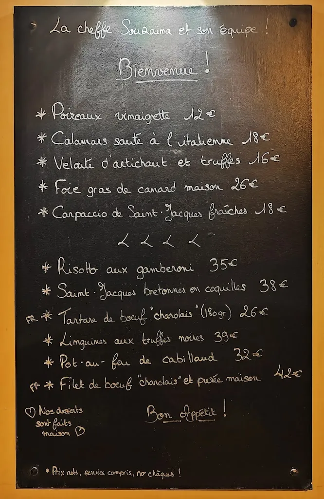 Menu_Le Séjour_Nice_immagine_1