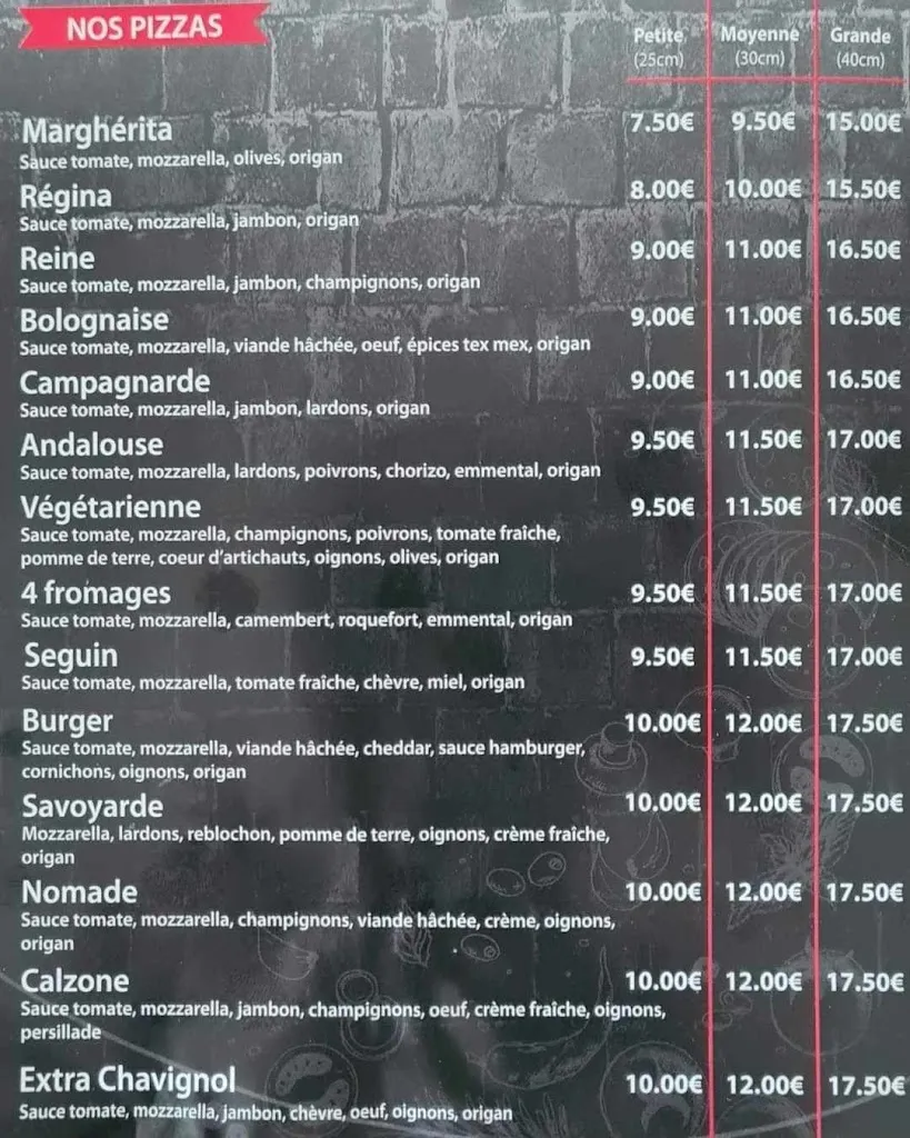 Menu_L'escale pizza by flo_Frénouville_image_2