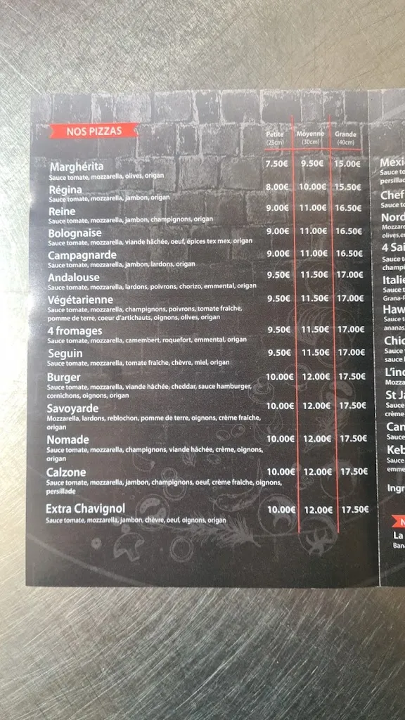 Menu_L'escale pizza by flo_Frénouville_image_4
