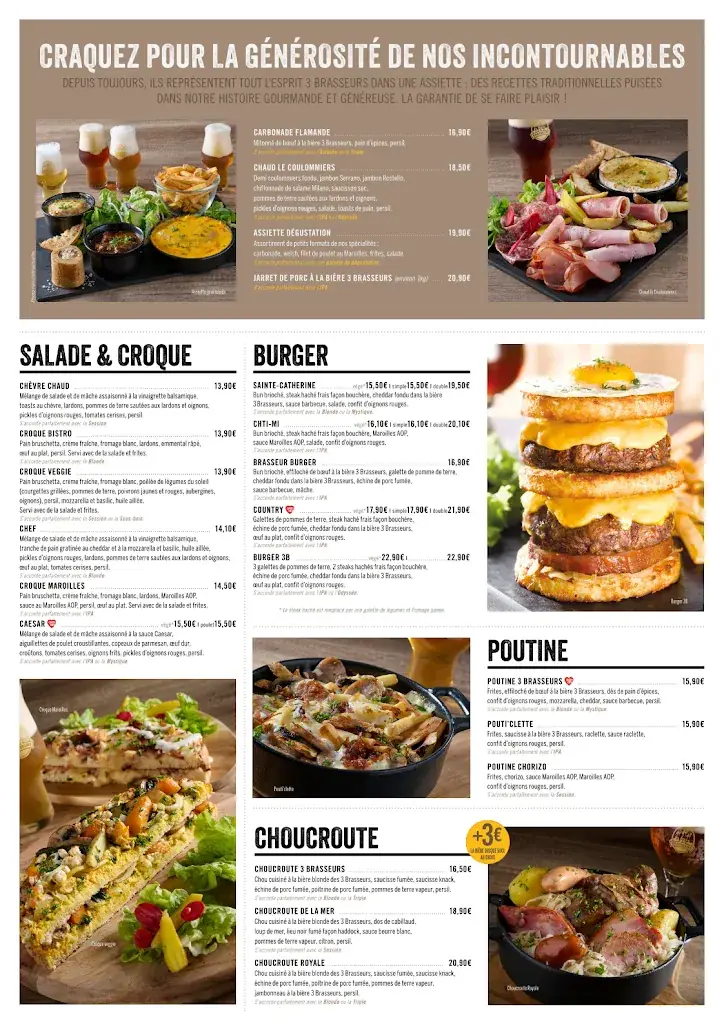 Menu_3 Brasseurs Caen - Mondeville_Mondeville_immagine_2