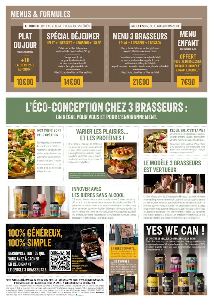 Menu_3 Brasseurs Caen - Mondeville_Mondeville_immagine_4