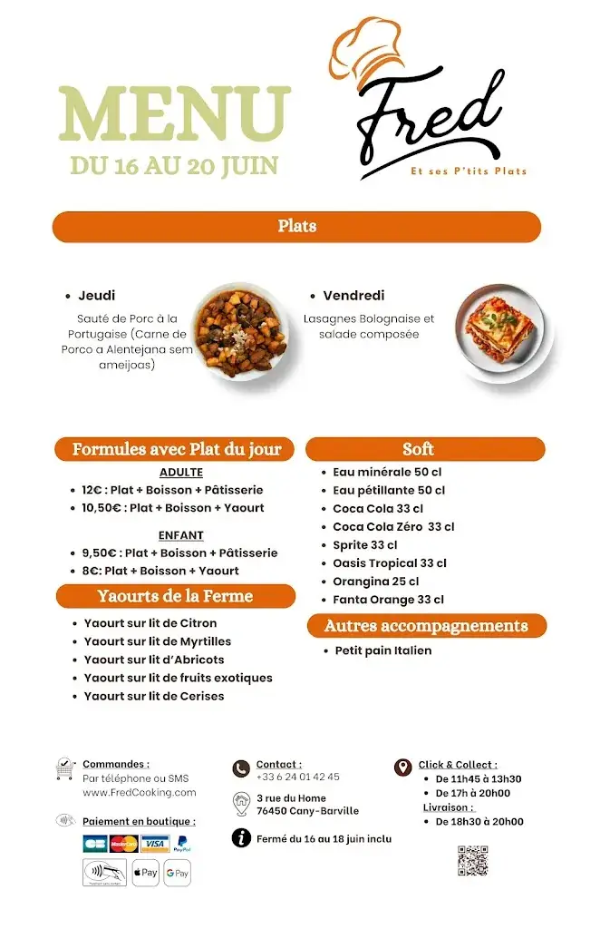 Menu_Fred et ses P'tits Plats_Cany-Barville_image_1