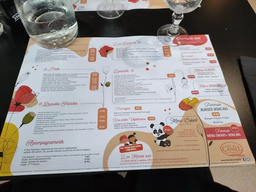 Menu_Restaurant du Lac de Caniel_Vittefleur_image_2