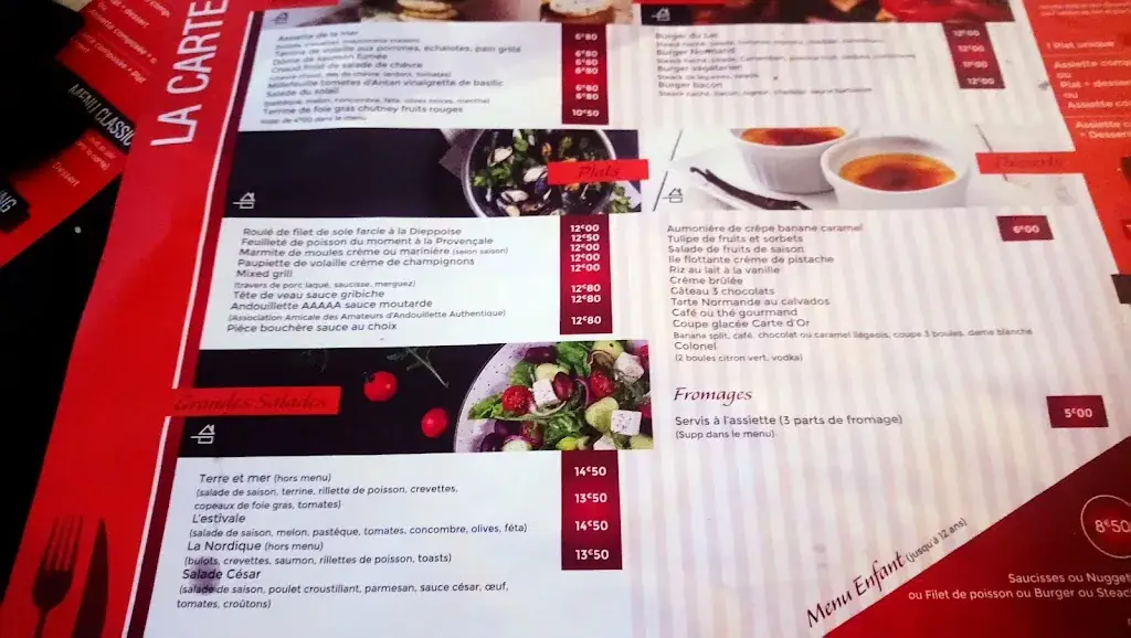 Menu_Restaurant du Lac de Caniel_Vittefleur_image_4