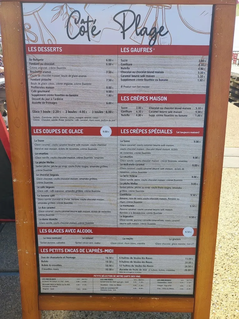 Menu_Côté Plage_Veulettes-sur-Mer_image_1