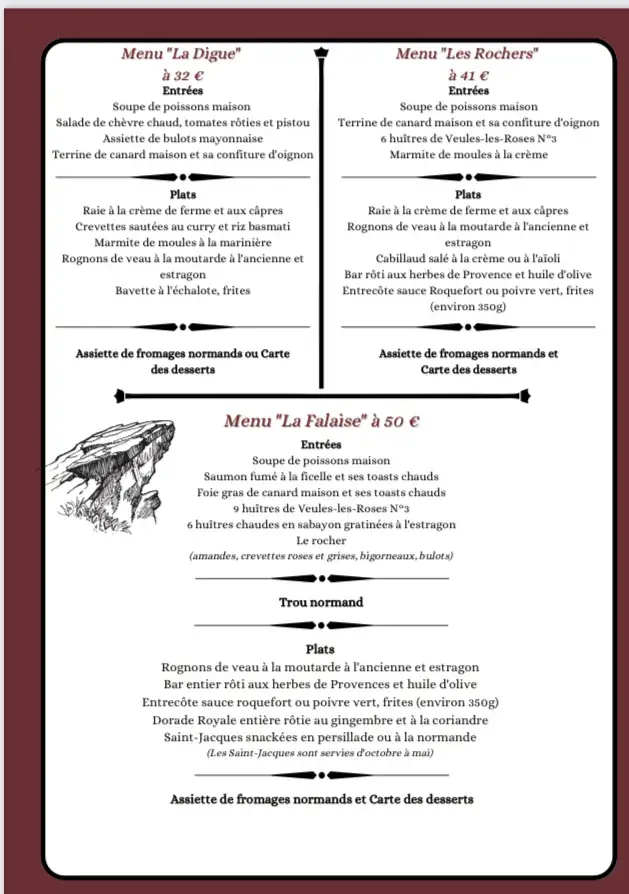 Menu_Restaurant de la Mer_Veulettes-sur-Mer_image_2