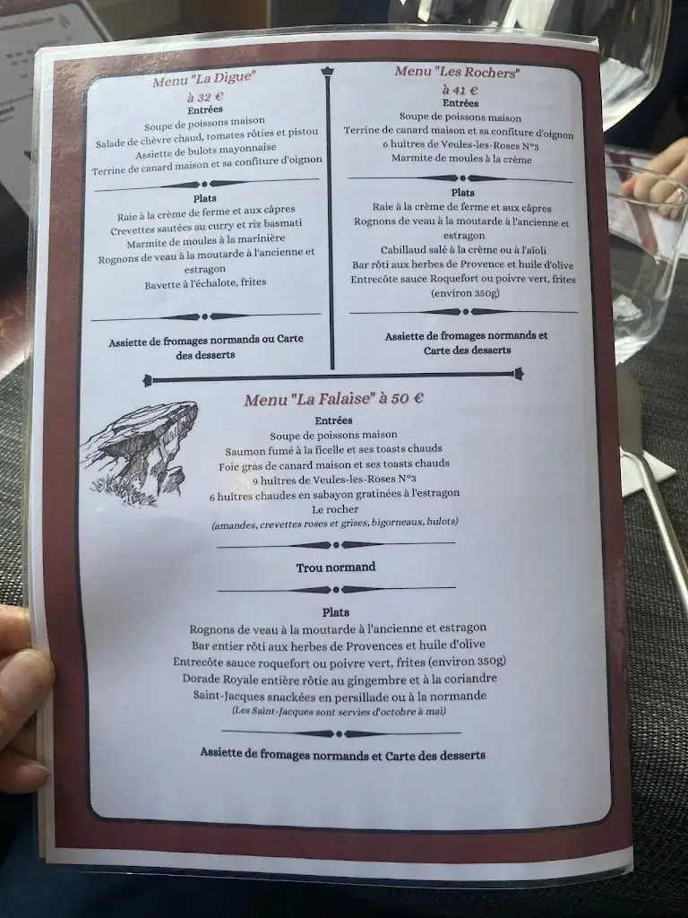 Menu_Restaurant de la Mer_Veulettes-sur-Mer_image_3