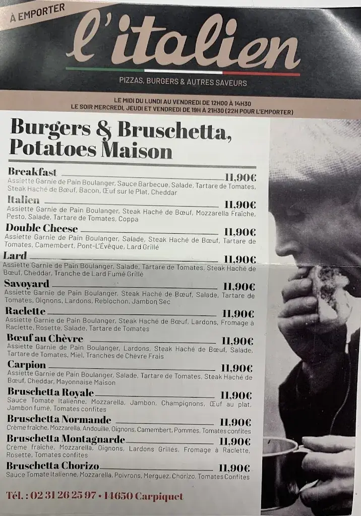 Menu_L'Italien_Carpiquet_image_1