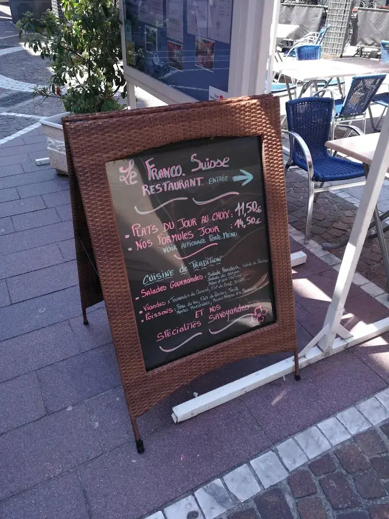 Menu_Restaurant Le Franco-Suisse_Évian-les-Bains_image_2