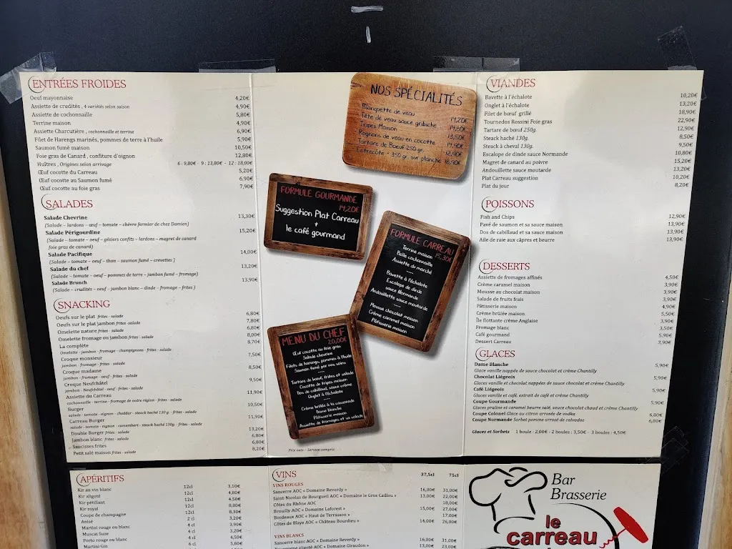 Menu_Au Carreau des Halles_Rouen_image_2