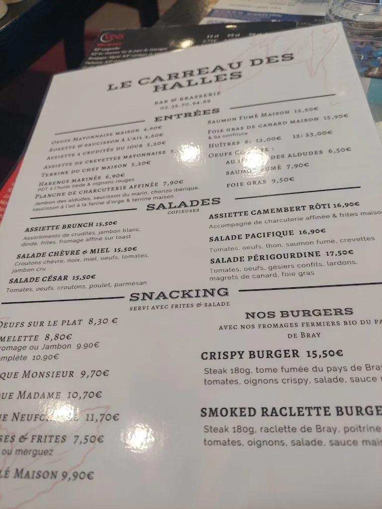 Menu_Au Carreau des Halles_Rouen_image_3