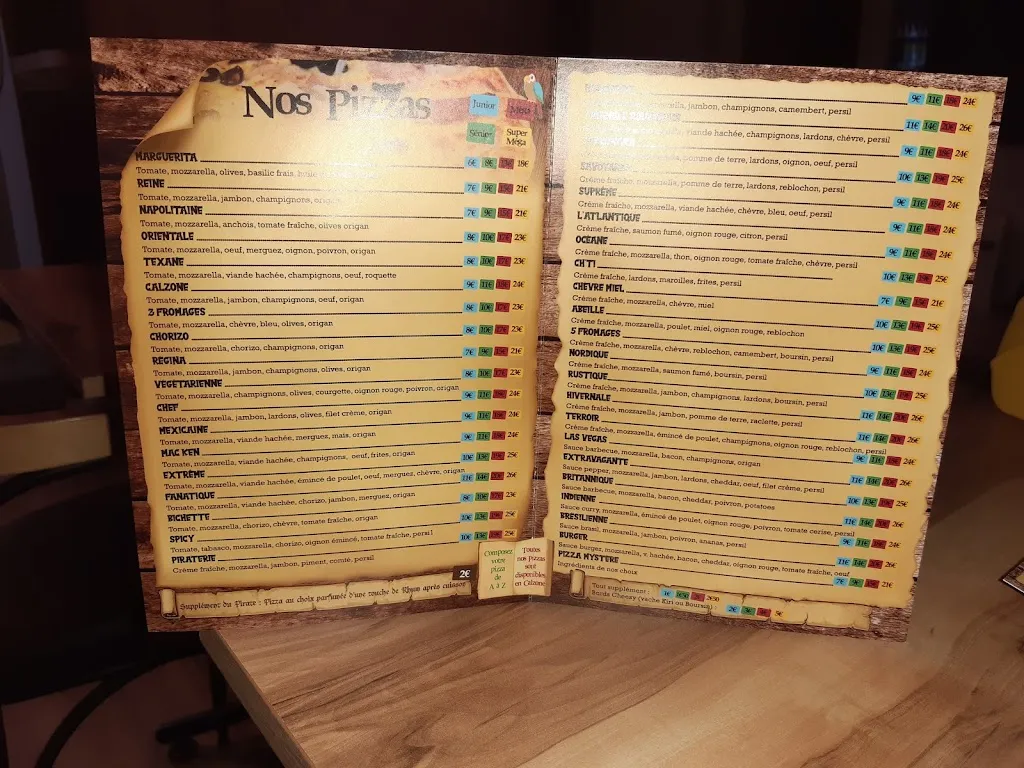 Menu_La Pizza Du Pirate (Rouen-M.I.N)_Rouen_image_4