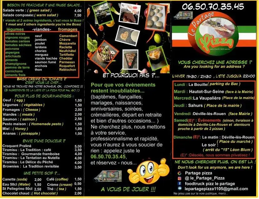 Menu_Le Partage_Déville-lès-Rouen_image_1