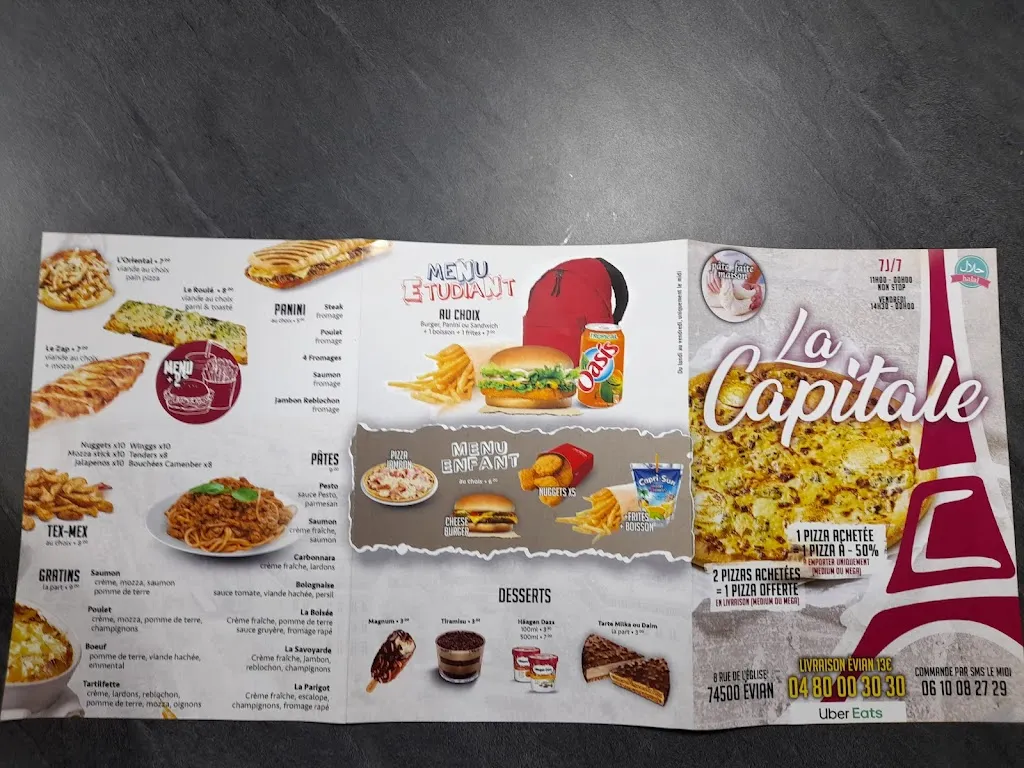 Menu_LA CAPITALE_Évian-les-Bains_image_1