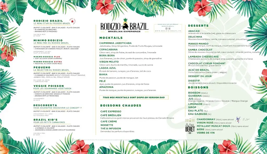 Menu_Rodizio Brazil - Rouen_Rouen_image_1