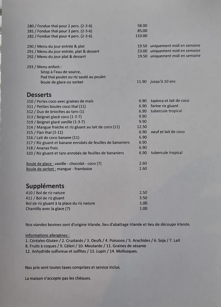 Menu_Khon Kaen Thai Restaurant_Évian-les-Bains_immagine_2
