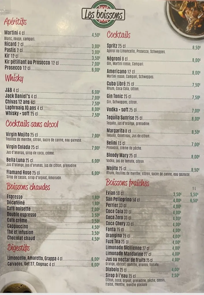 Menu_BELLA CIAO CARENTAN_Carentan-les-Marais_immagine_2