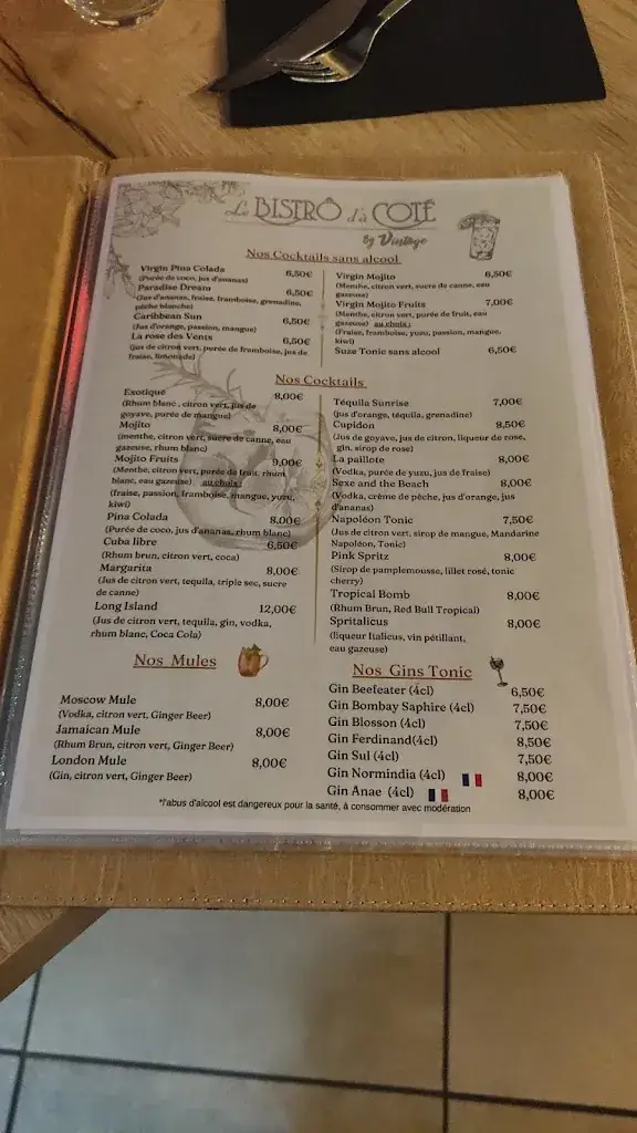 Menu_Le Bistro d'à Côté_Carentan-les-Marais_image_1