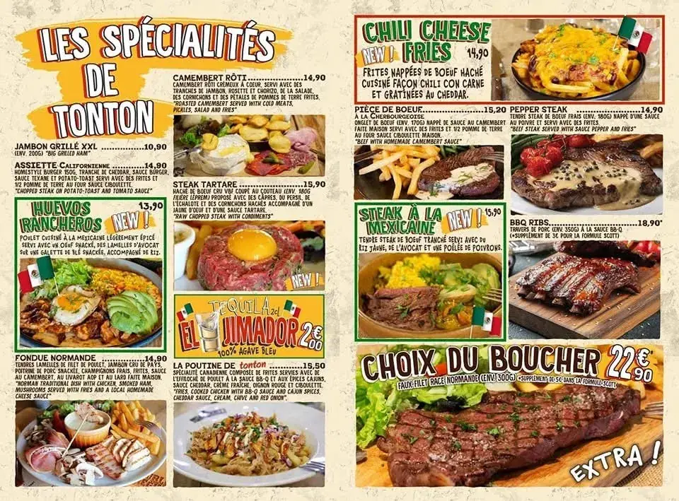 Menu_Oncle Scott's_Carentan-les-Marais_image_3