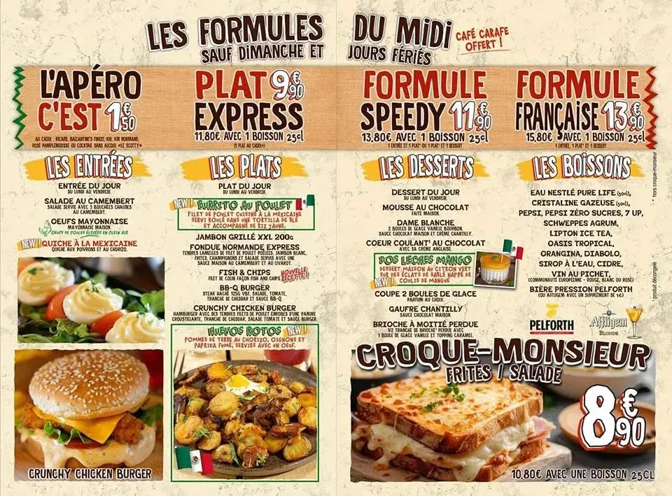 Menu_Oncle Scott's_Carentan-les-Marais_image_4