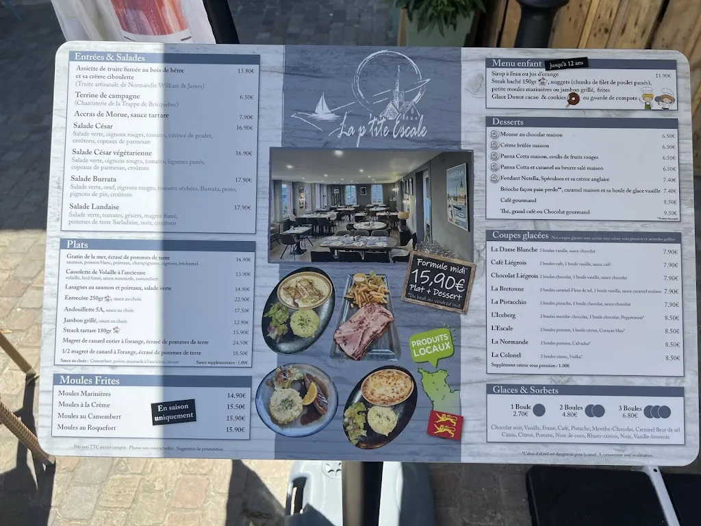 Menu_La p'tite escale carentan_Carentan-les-Marais_image_2